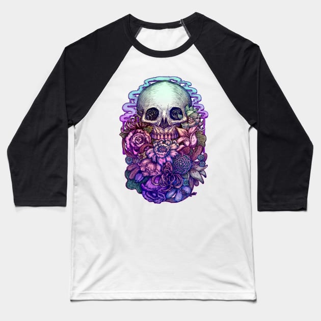 Dead and Dry flowers Baseball T-Shirt by Villainmazk